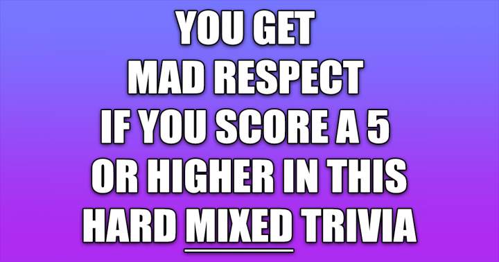 Mixed Trivia