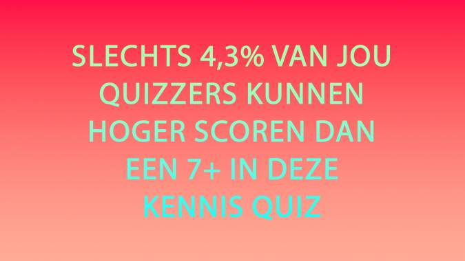 Kennisquiz