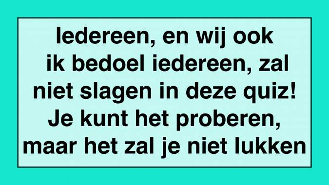 Banner for Trivia met gemengde kennis
