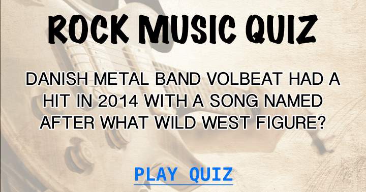 Rock Music Quiz