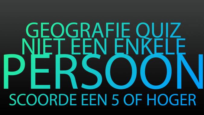 Banner for Quiz over aardrijkskunde