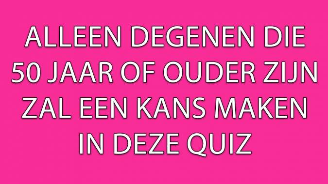 Quiz met gemengde kennis