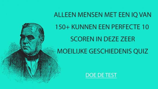 Moeilijke geschiedenisquiz