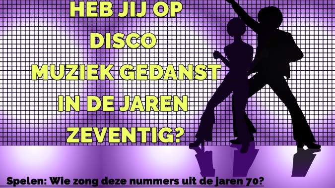 Heb je discodans gedaan in de jaren 70?