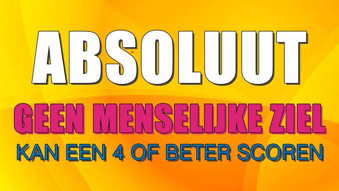 Banner for We bedoelen echt geen menselijke ziel!