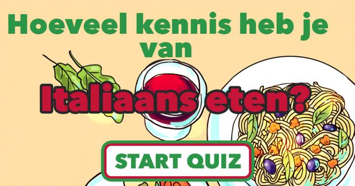 Banner for  Hoe goed ken jij Italiaans eten?