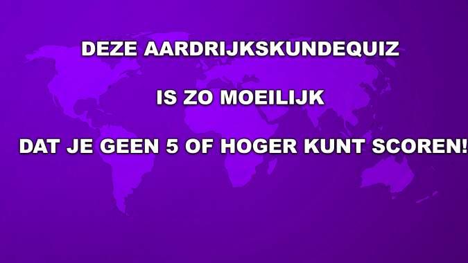 Banner for  Aardrijkskunde Quiz