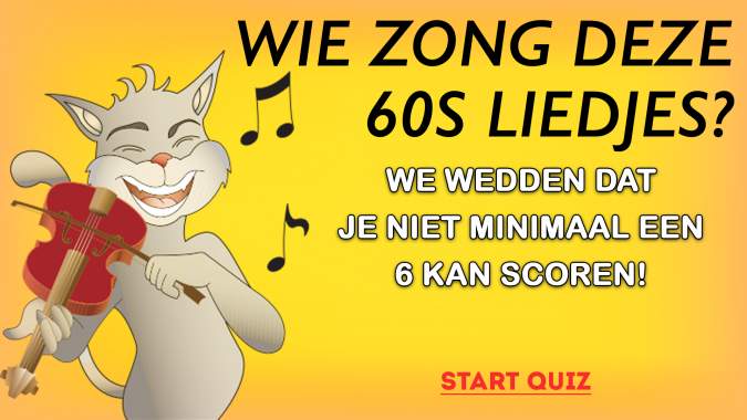 Wie zong deze liedjes uit de jaren 60?