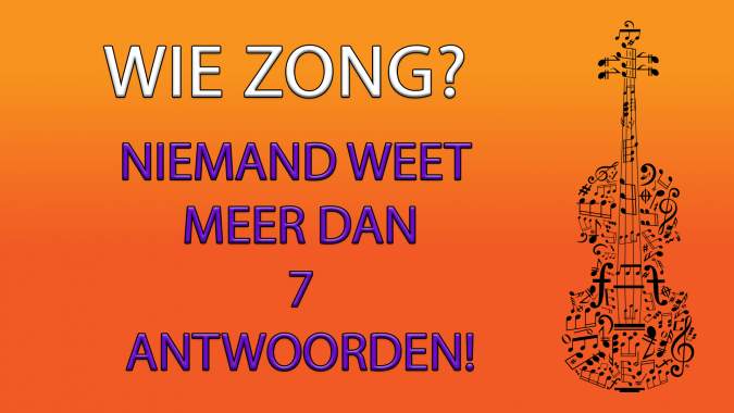 Banner for Wie zong deze liedjes?