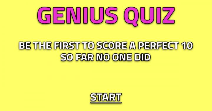 Genius Quiz