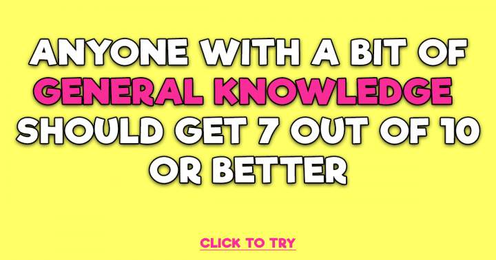 General Knowledge Quiz.