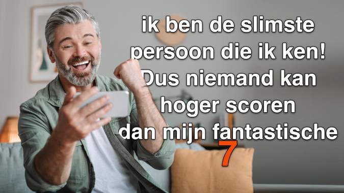 We hopen dat je zijn score kunt verbeteren!