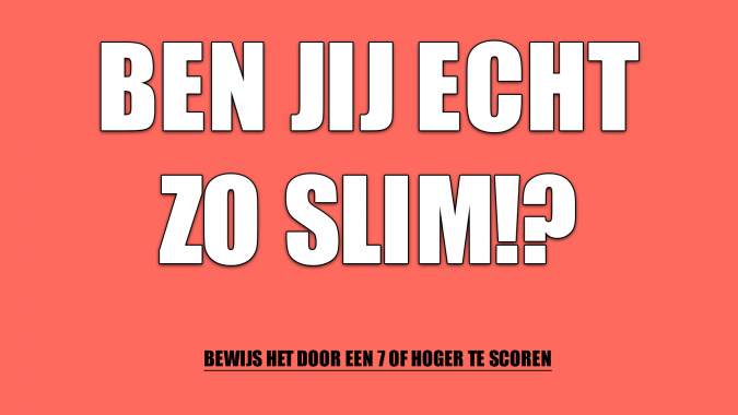 Banner for Gemengde trivia voor slimme quizzers