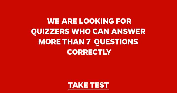 Can you answer more than 7 questions correctly?