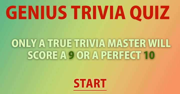 Are you a true trivia master?