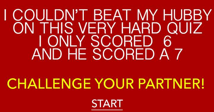 Challenge your partner! 