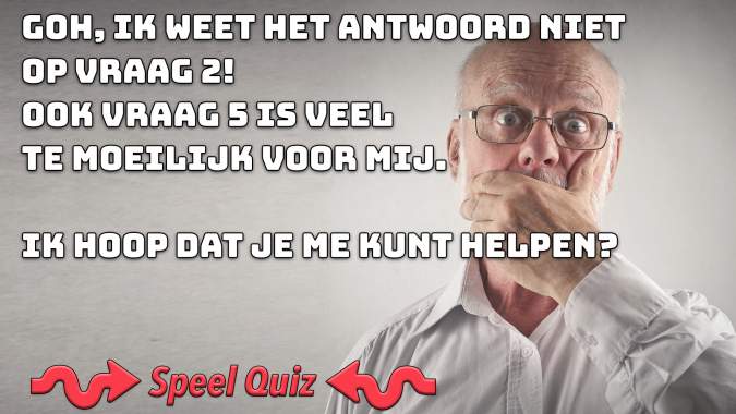 Quiz met gemengde kennis