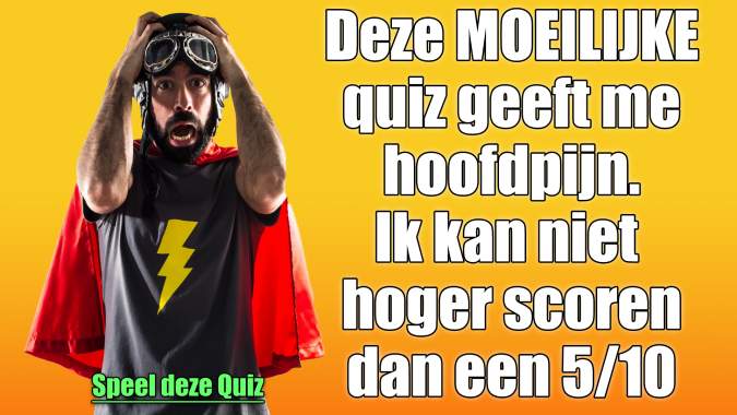 Banner for Van deze krijg je hoofdpijn