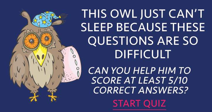 Can you score a 5 or better in this quiz?