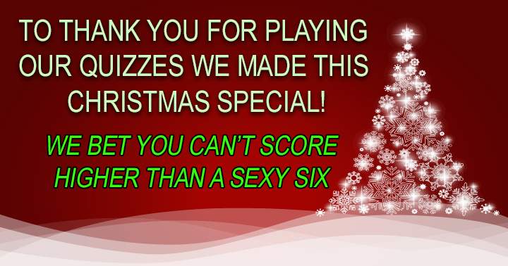 This Christmas Special is our challenge to you!