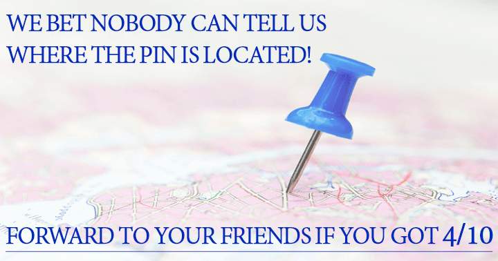 Where is the pin?