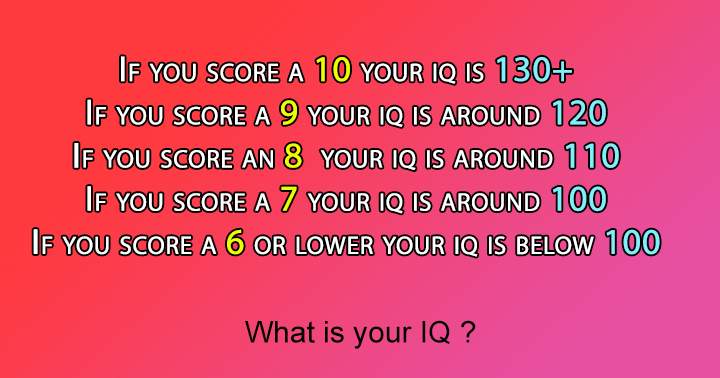 What is your IQ?