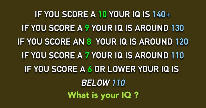 What is your level of intelligence?