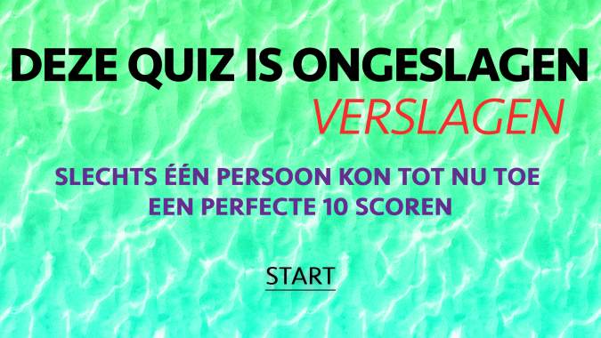  Onovertroffen kennisquiz