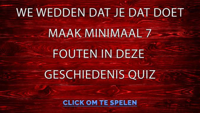 Banner for Geschiedenis Quiz