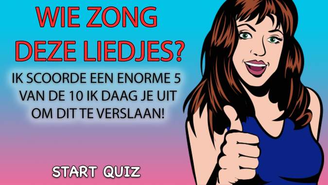 Banner for Wie zong deze liedjes?