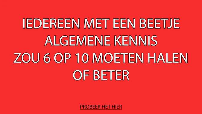 Banner for Algemene kennis quiz