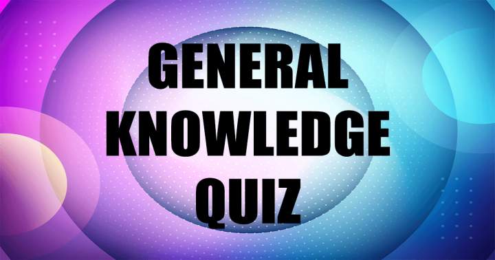 Quiz on various topics.