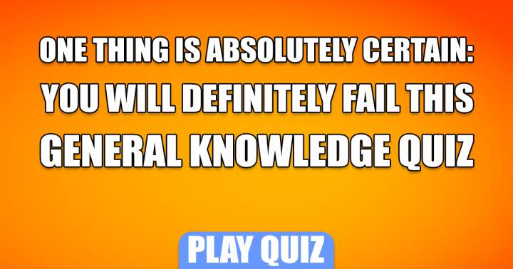 A challenging quiz on general knowledge.