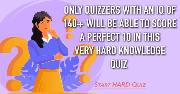 Challenging Knowledge Quiz