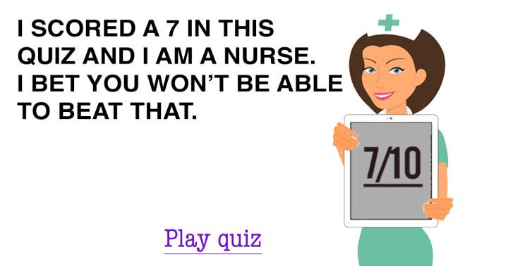 Take this medical quiz now!