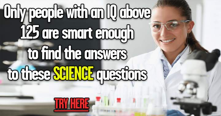 Challenging Science Quiz.