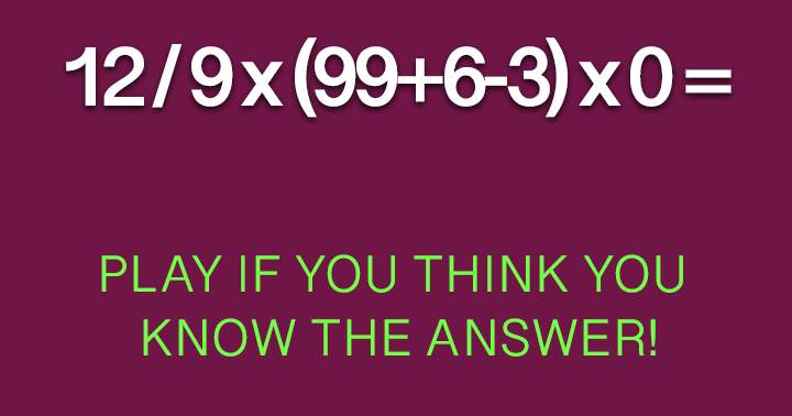 Mathematics test.