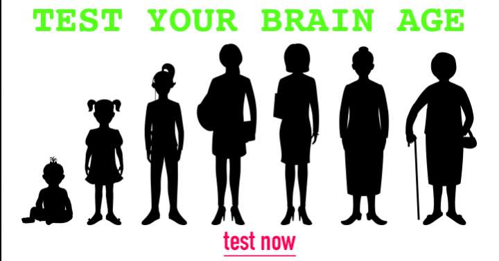 Test your brain to find out its age.