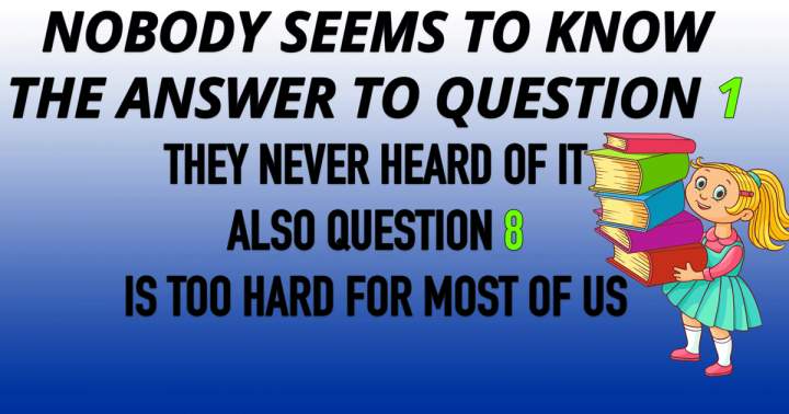 Banner for Trivia consisting of mixed knowledge.