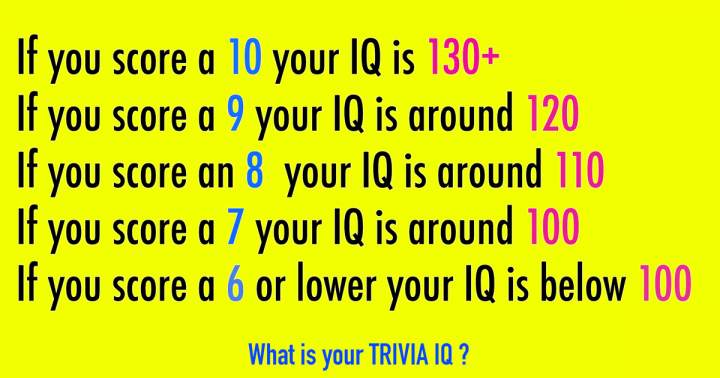 Let's find out of your IQ is above 100!