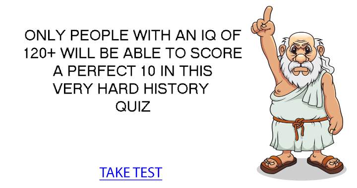 The history quiz that 90% of people find impossible.