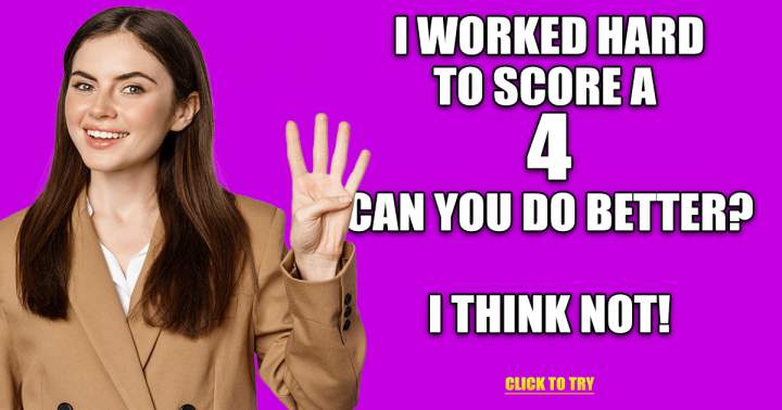 Banner for Can you beat a hard 4?