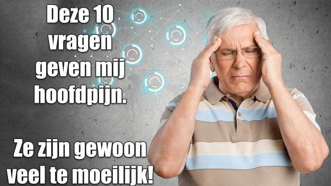 Banner for Moeilijke kennisquiz