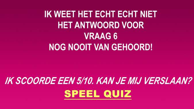 Banner for Algemene kennis quiz