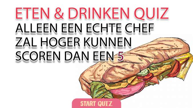 Banner for Uitdagende Quiz Over Voedsel!