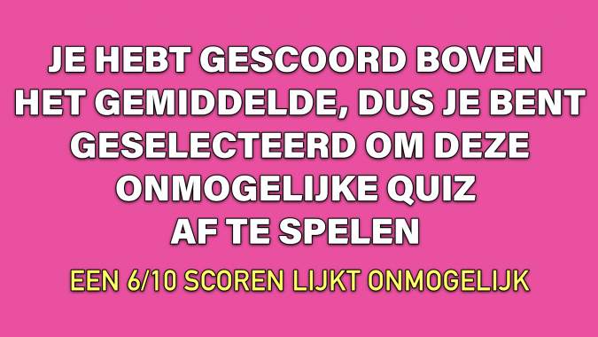 Quiz met gemengde vragen