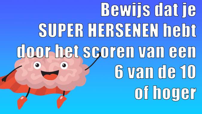 Banner for Heb jij een superbrein?