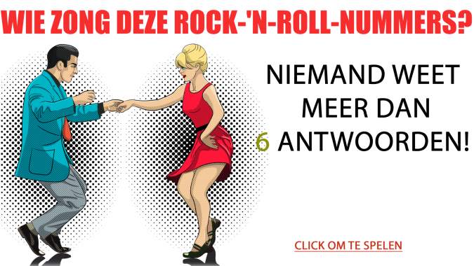 Banner for Wie zong deze rock-'n-rollnummers?