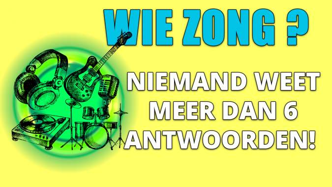 Banner for Wie zong deze liedjes?