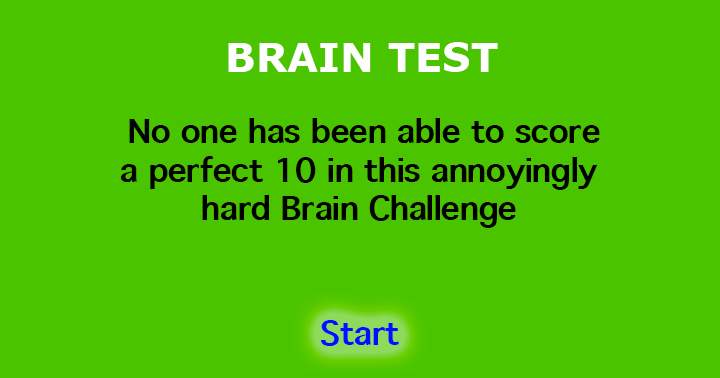 Can you provide an alternative to the sentence 'Brain test' without any additional phrases?